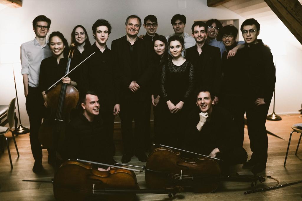 After concert of students of Troels Svane in Alpnachstad, Switzerland
